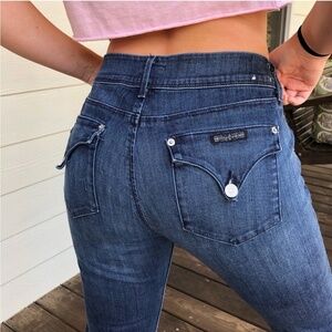 Hudson Collin Flap Pocket Skinny Denim Jeans Size 24 Casual Chic Cute